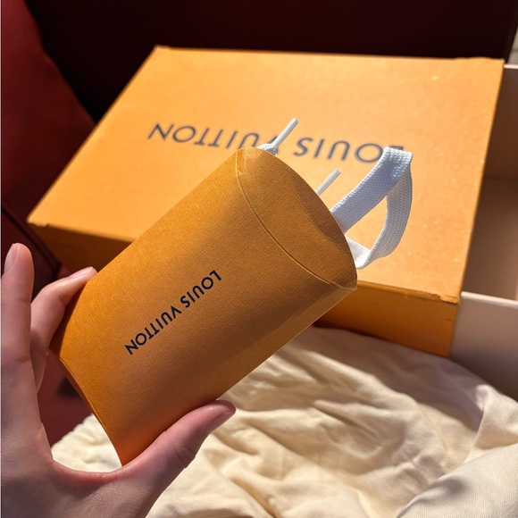 Louis Vuitton Women's Sneakers in White and Blue - Picture 7 of 7